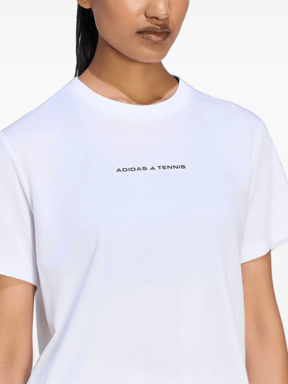 adidas tennis culture graphic T-shirt Wit