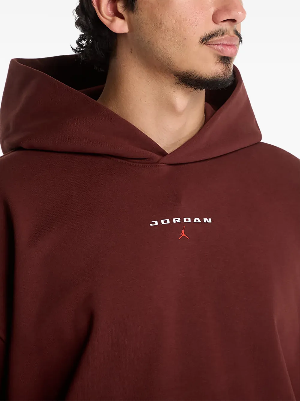 Jordan Flight Fleece oversized pullover hoodie Bruin