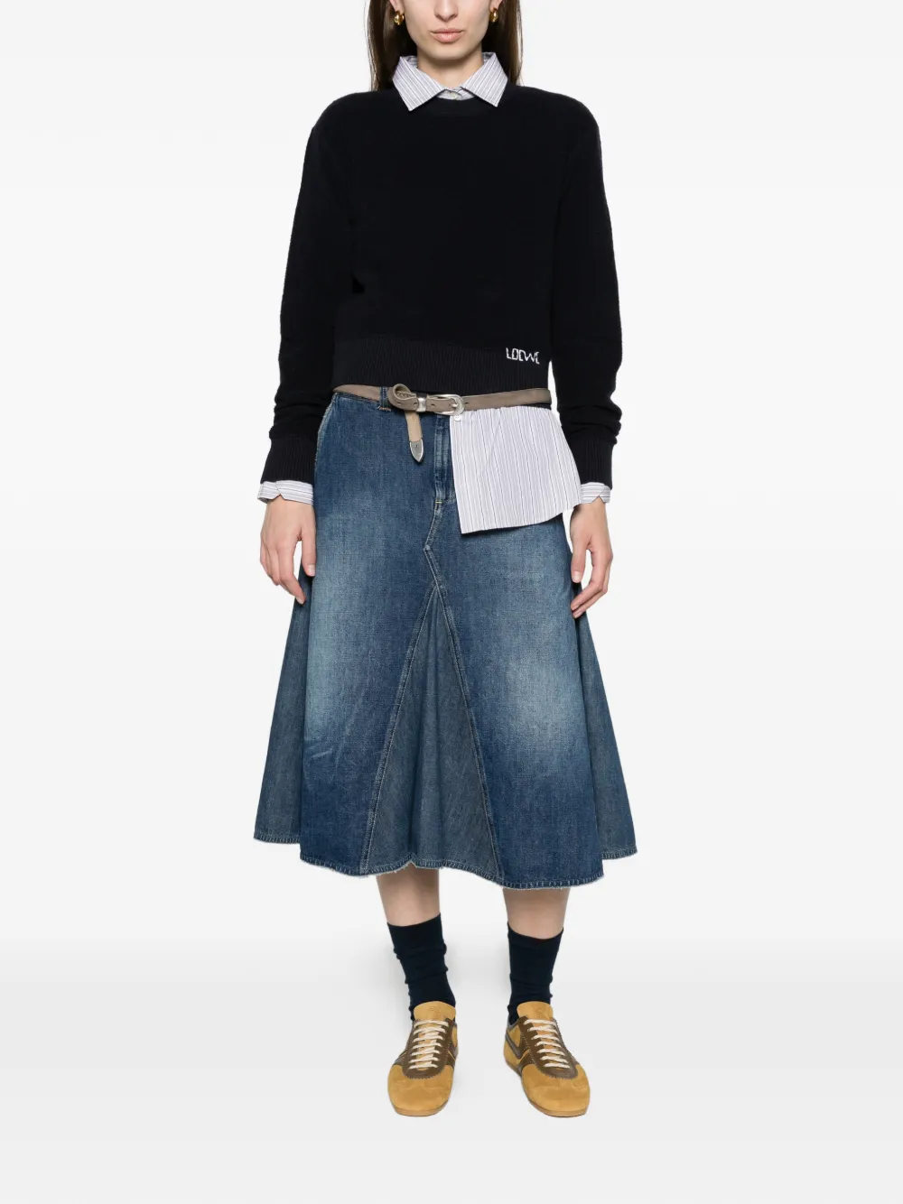 LOEWE sweater in wool Blauw