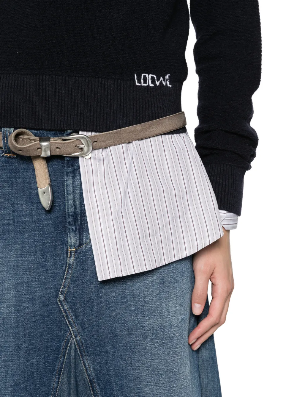 LOEWE sweater in wool Blauw