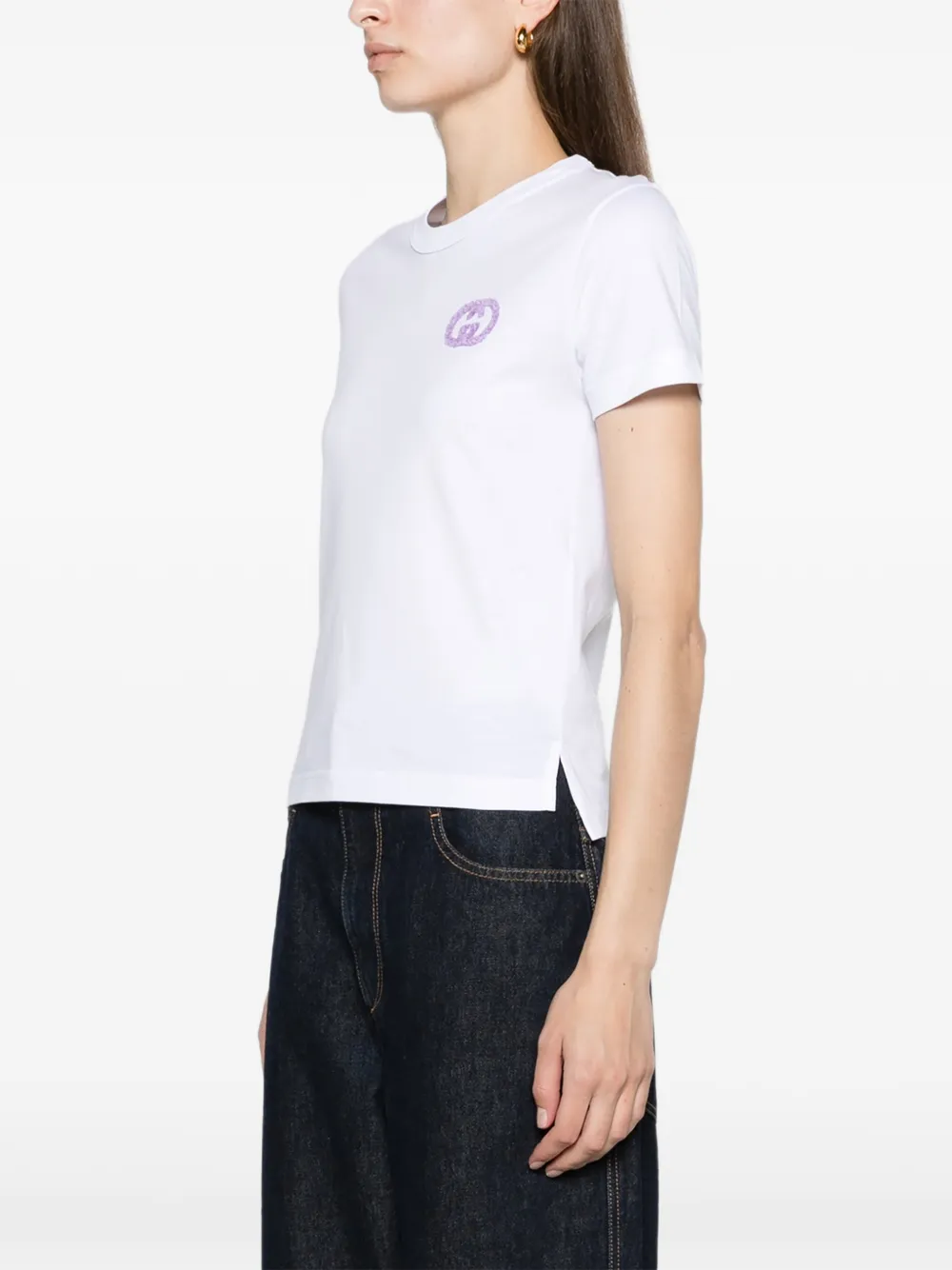 Gucci medium cotton jersey T-shirt Wit