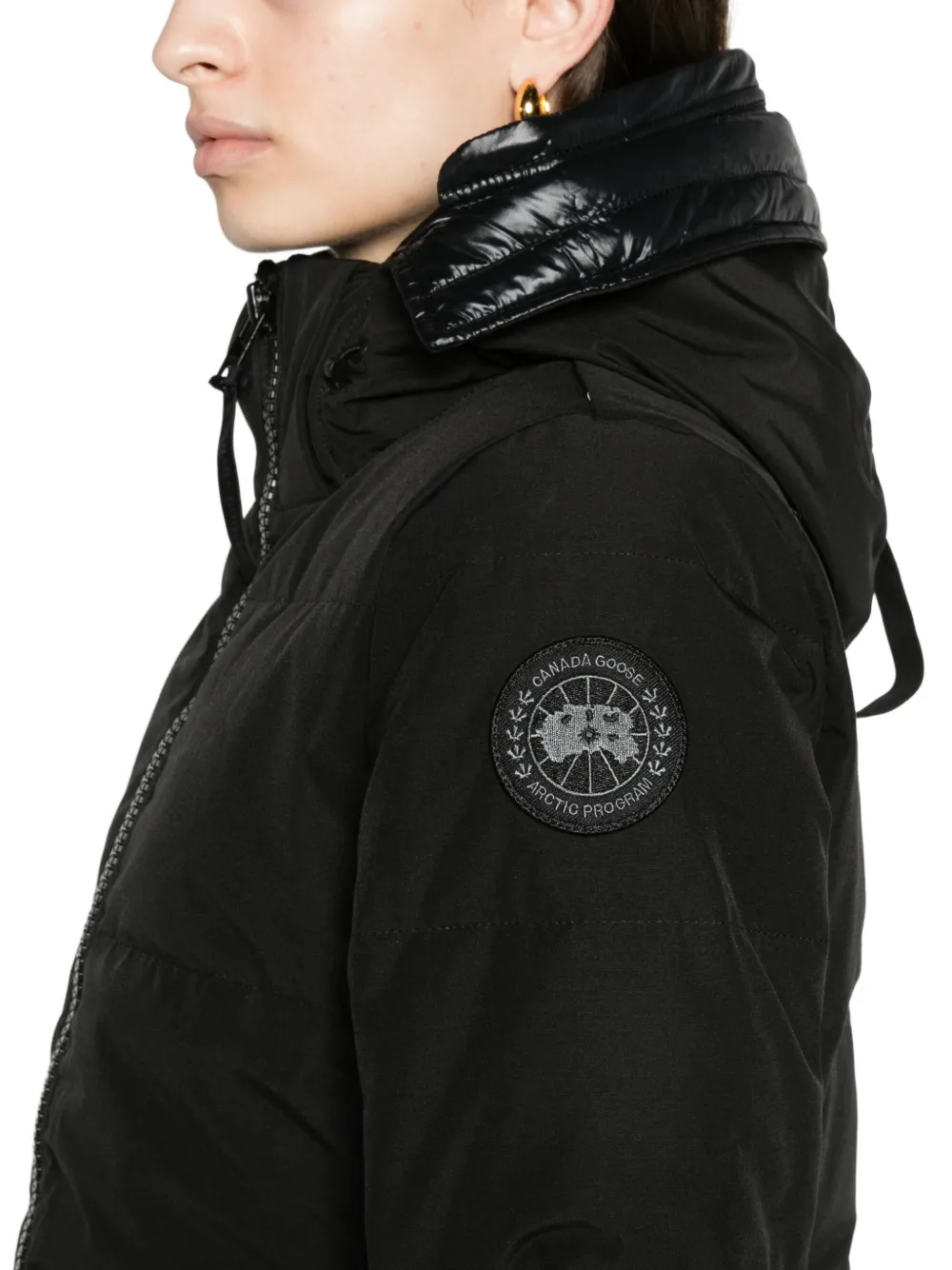 Canada Goose Chelsea parka black disc Zwart