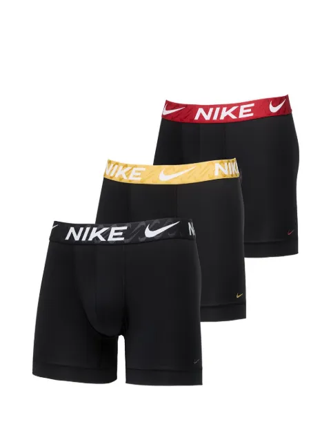 Nike logo-waistband boxer briefs (set of three)