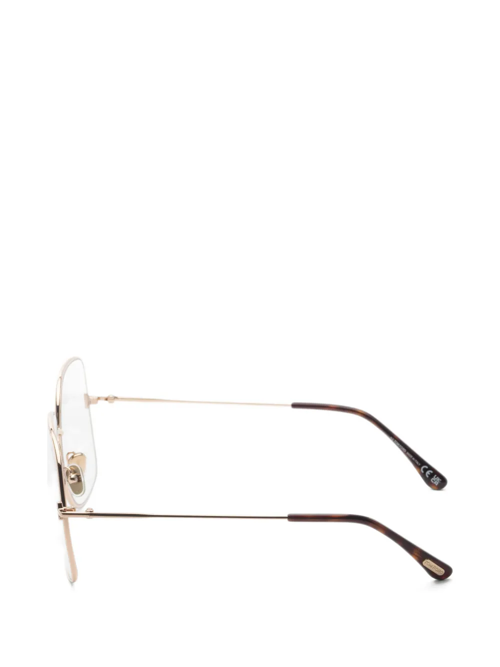 TOM FORD Eyewear geometric-frame glasses Goud