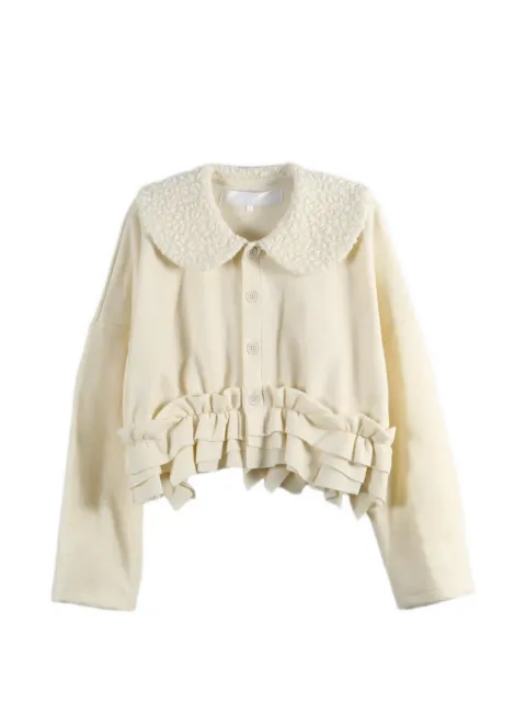 Comme des Garçons TAO ruffled cardigan