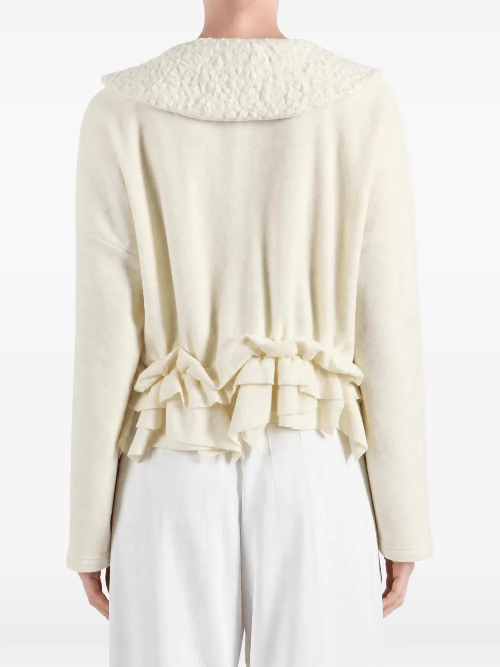 Comme des Garçons TAO Vest met ruches Beige