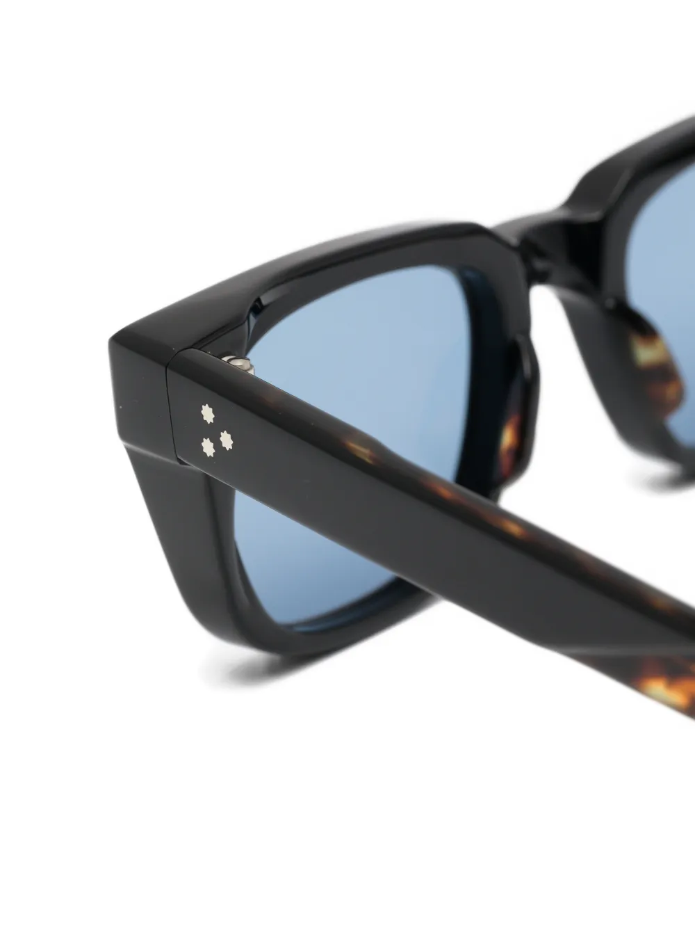 Jacques Marie Mage Hopper square-frame sunglasses Zwart