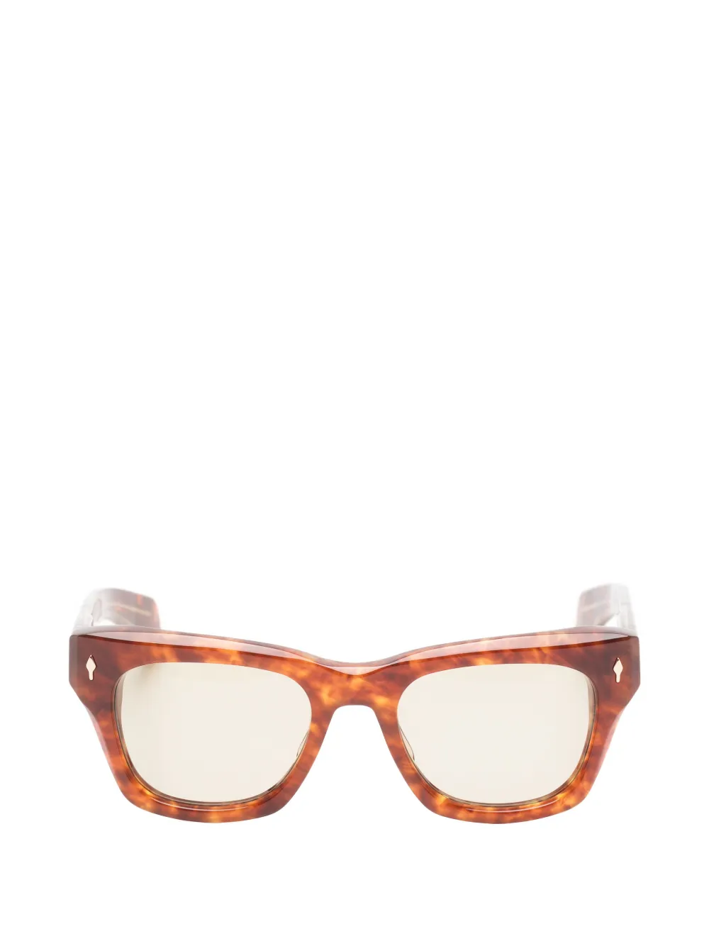 Jacques Marie Mage Dealan square-frame sunglasses Bruin