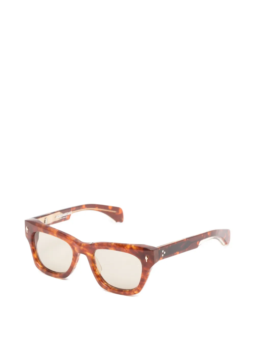 Jacques Marie Mage Dealan square-frame sunglasses Bruin