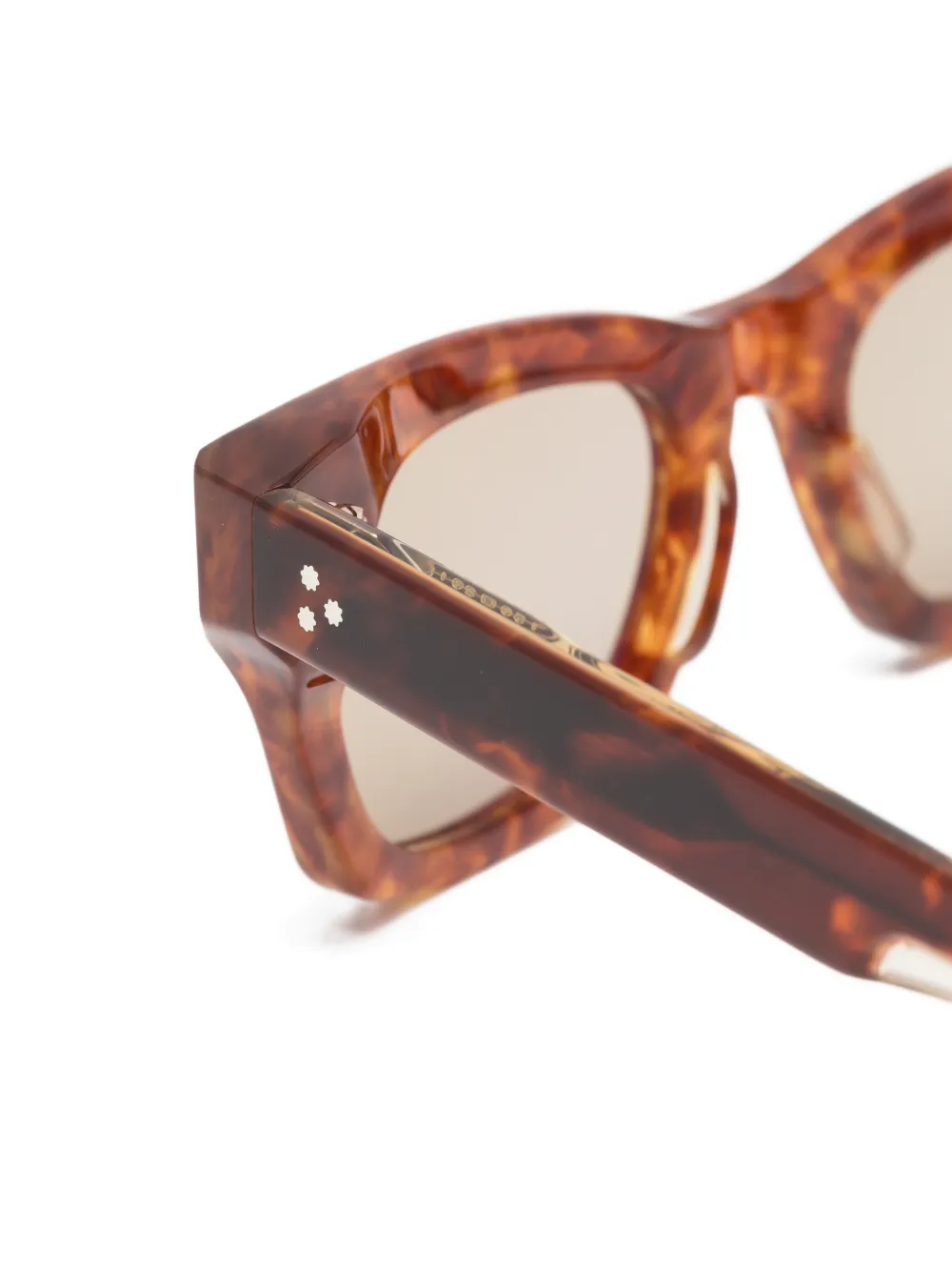 Jacques Marie Mage Dealan square-frame sunglasses Bruin