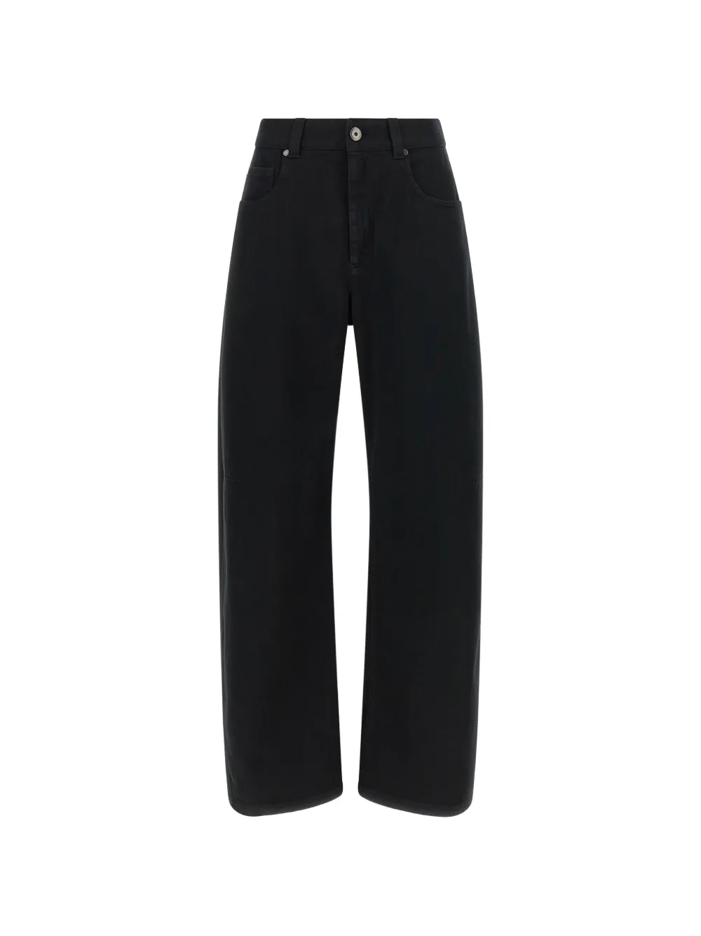 Brunello Cucinelli Monili-embellished wide-leg jeans - Schwarz