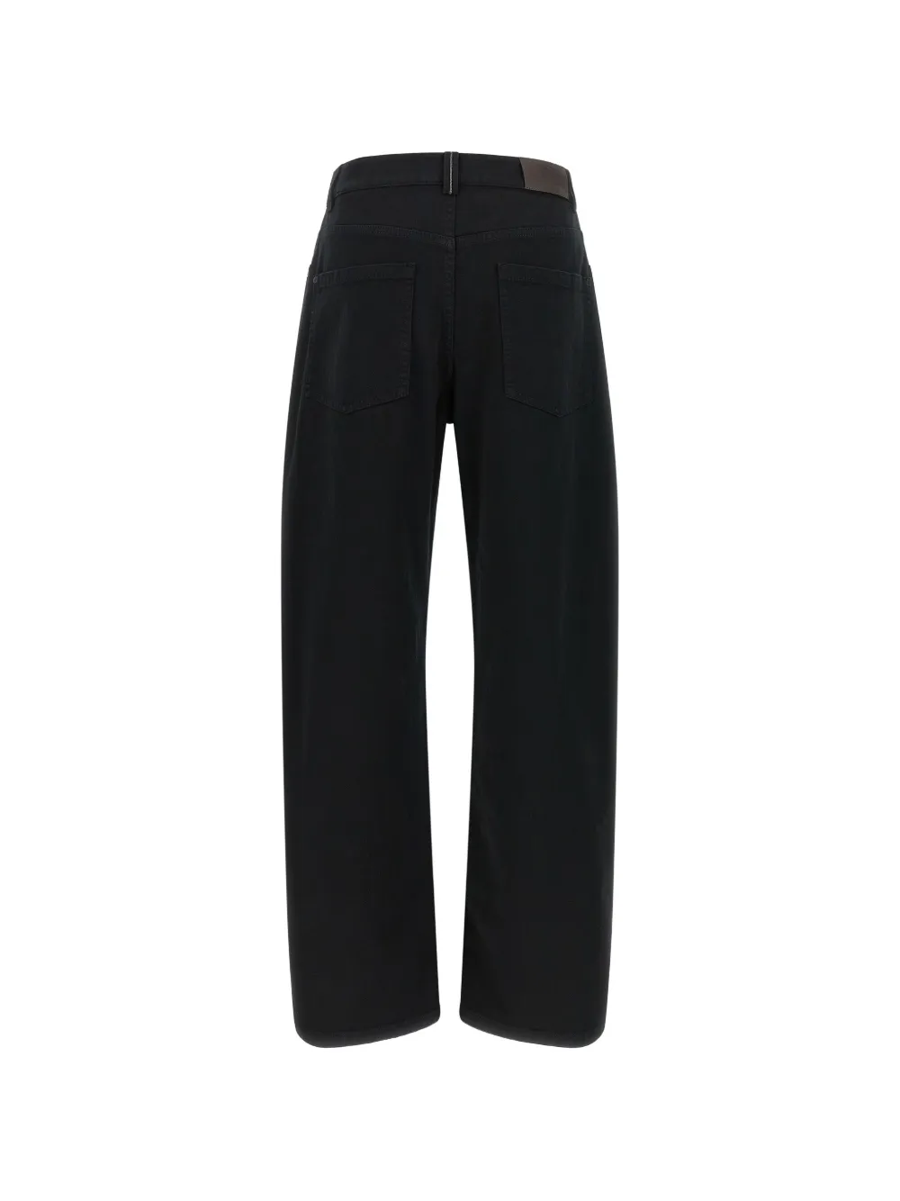 Brunello Cucinelli Monili-embellished wide-leg jeans Zwart