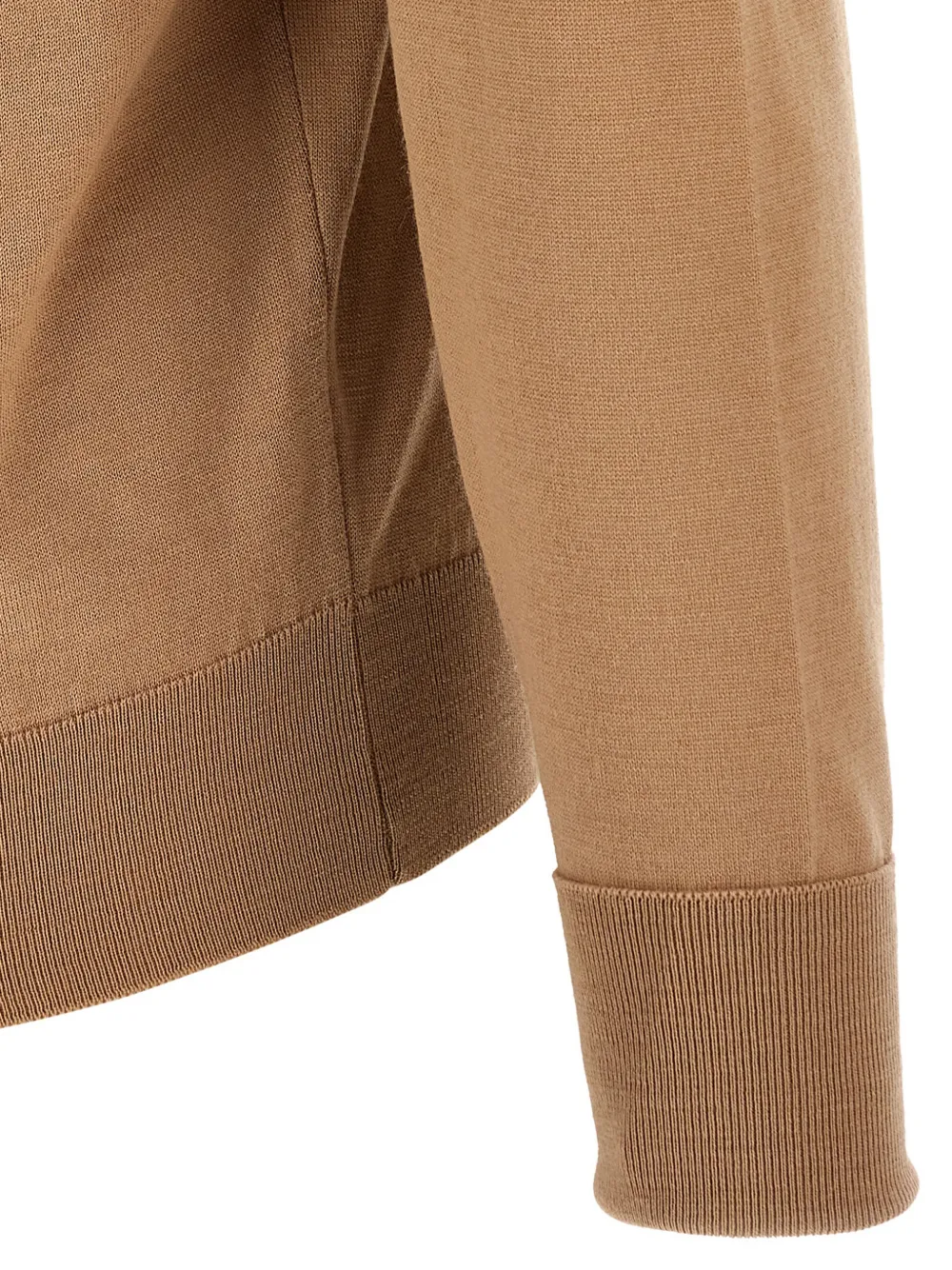 John Smedley Dorset merino wool polo shirt Beige