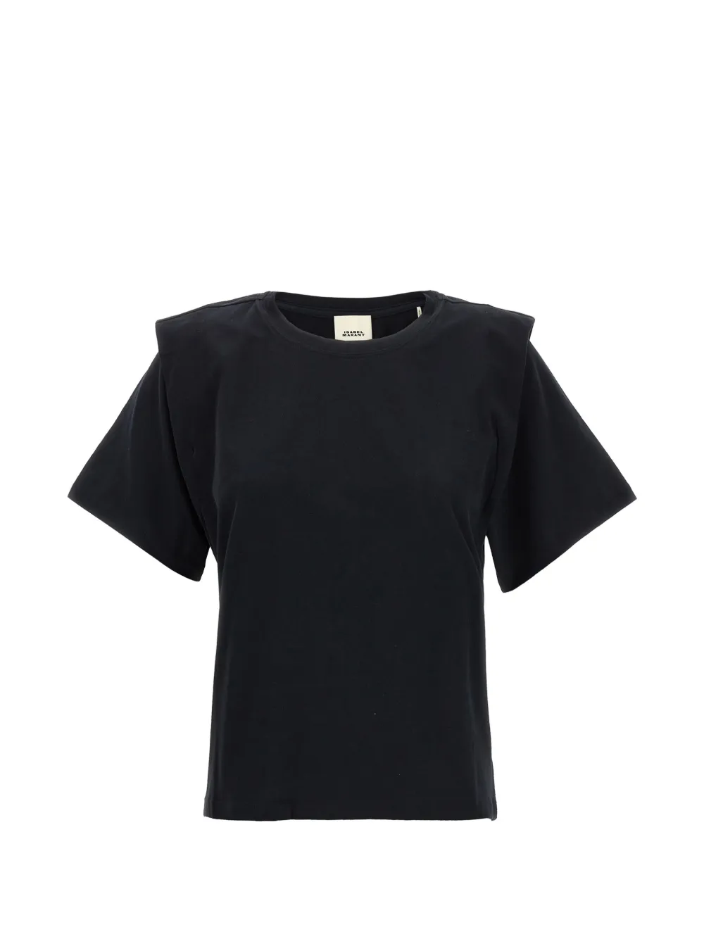 ISABEL MARANT Zelitos T-shirt met schoudervulling Zwart