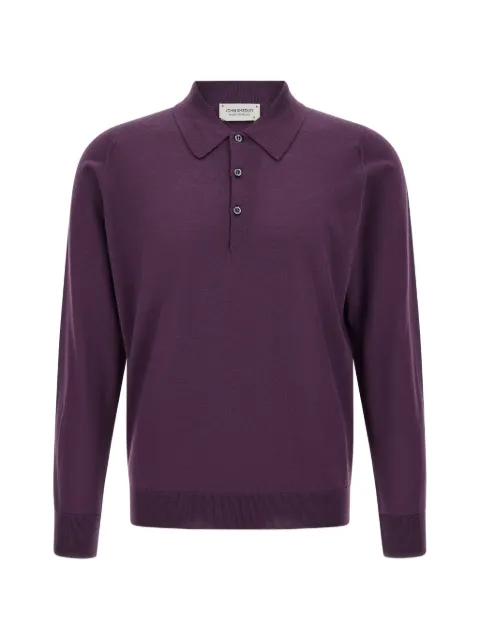 John Smedley Dorset long-sleeve polo shirt