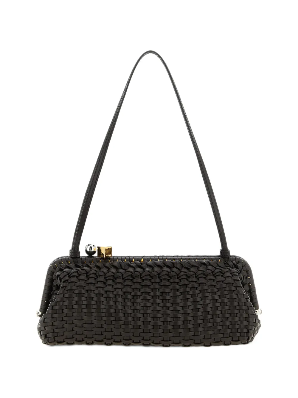 Jacquemus The large Salon woven-leather tote bag Bruin