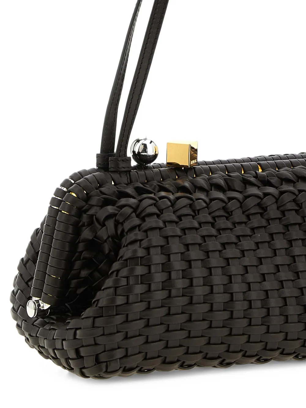 Jacquemus The large Salon woven-leather tote bag Bruin