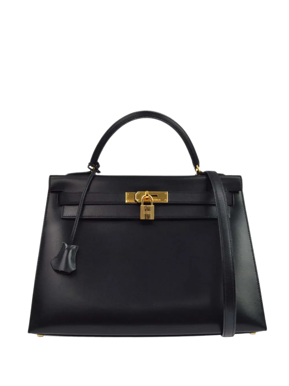 Hermès Pre-Owned 1999 Kelly 32 Sellier handbag - Black