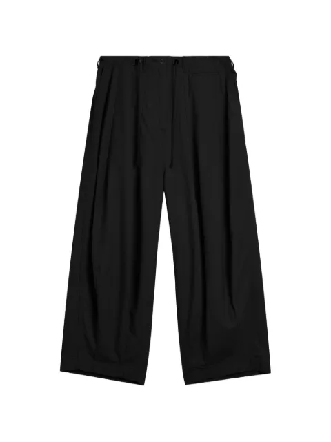 Needles pleated wide-leg trousers