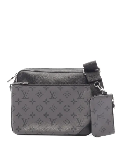 Louis Vuitton Pre-Owned 2020 Monogram Eclipse Reverse Trio Messenger crossbody bag