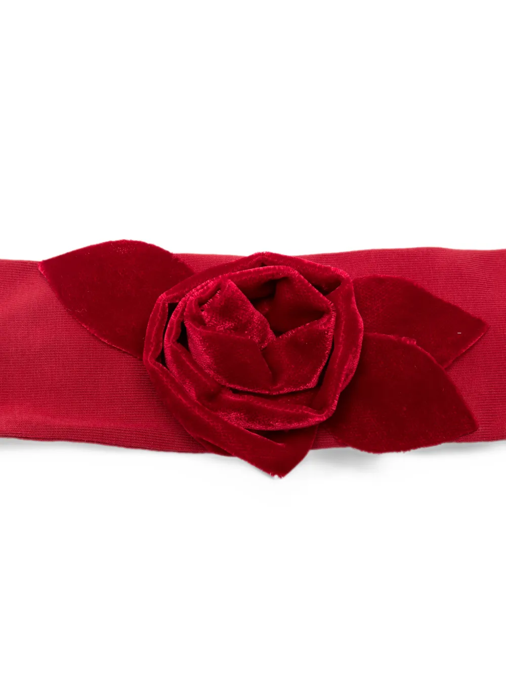 Monnalisa floral-appliqué headband Rood