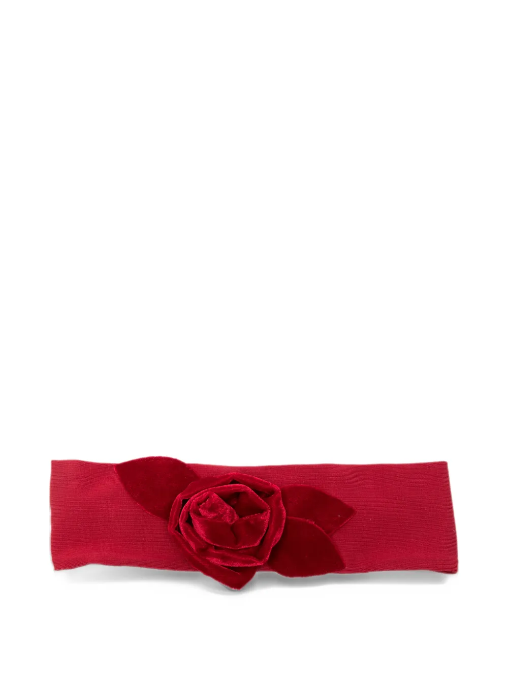 Monnalisa floral-appliqué headband Rood