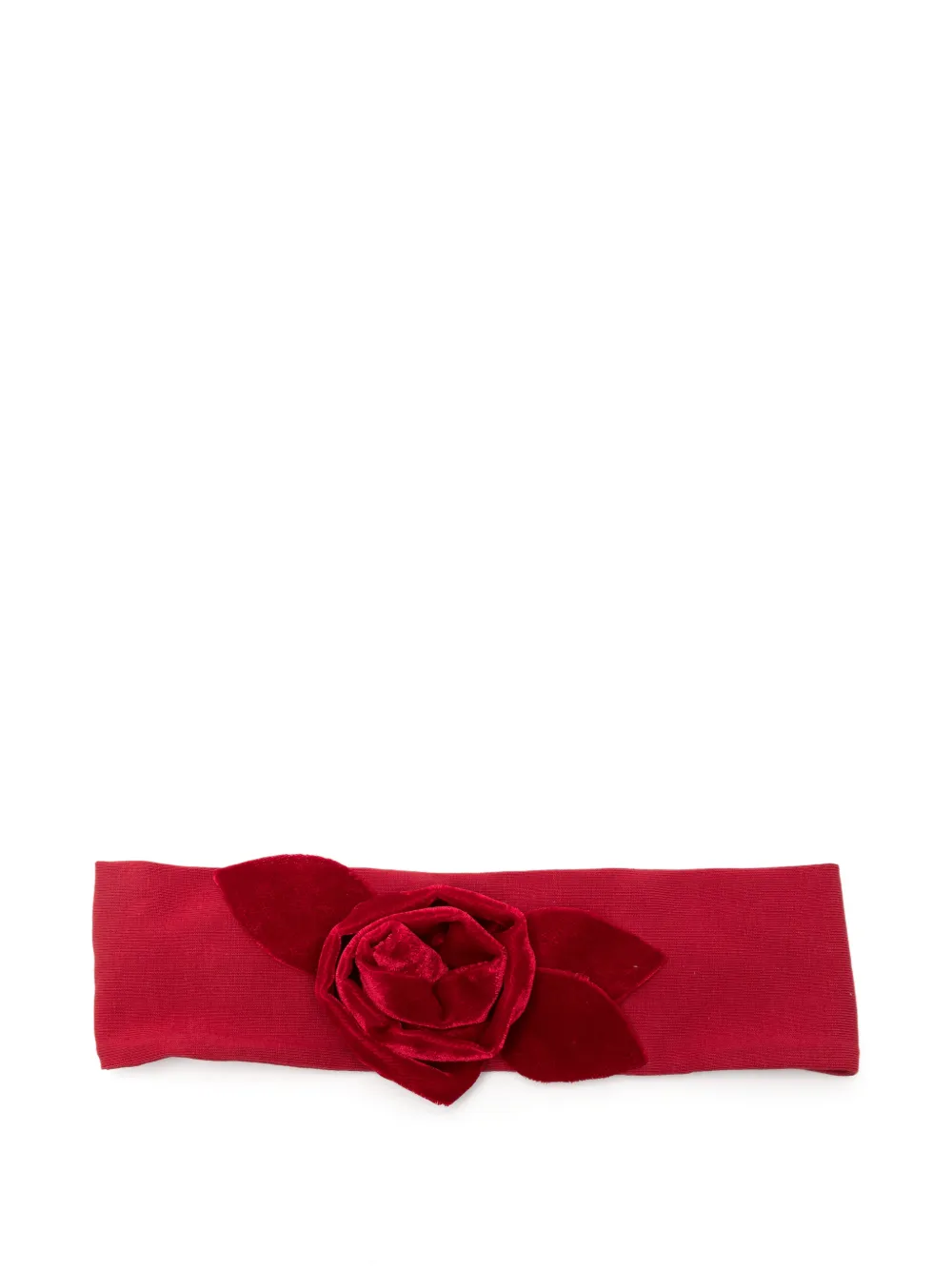 Monnalisa floral-appliqué headband Rood