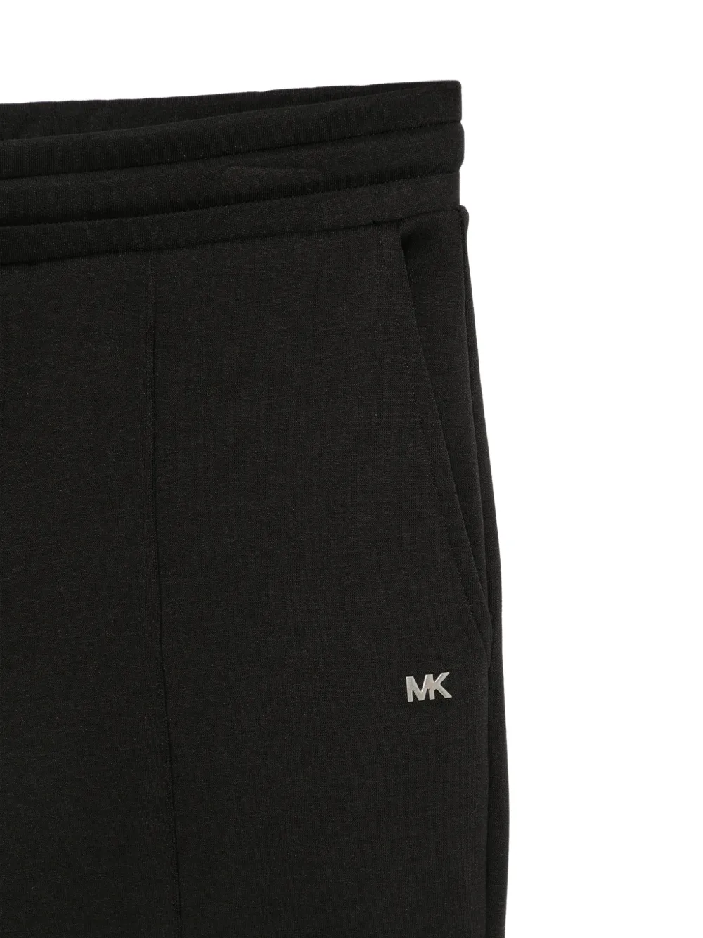 Michael Kors logo-plaque drawstring trousers Zwart