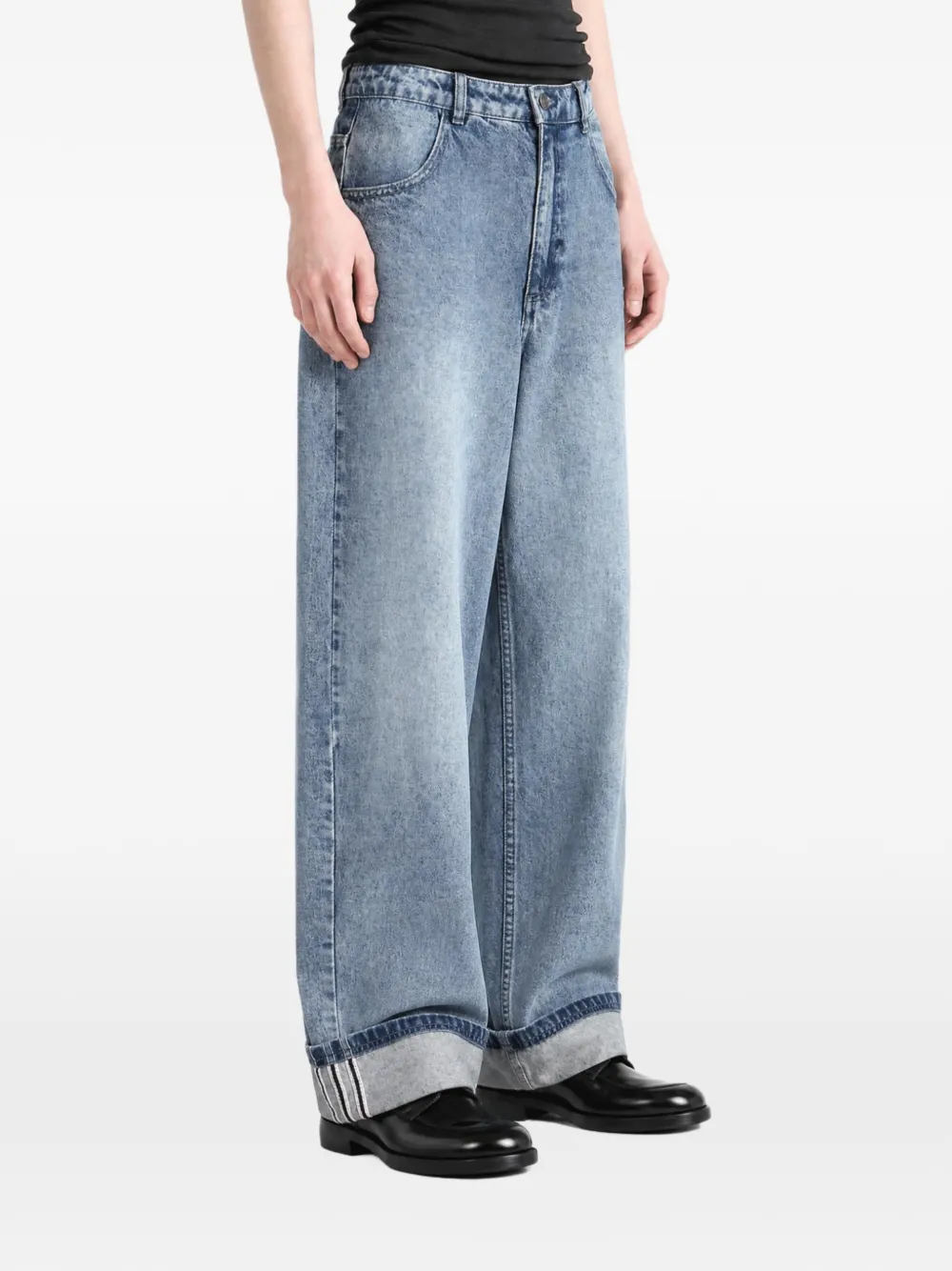 adidas Song for the Mute Adi008 denim pants Blauw