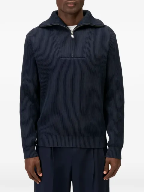 Drykorn Manuelo 2 ribbed-knit quarter-zip sweater