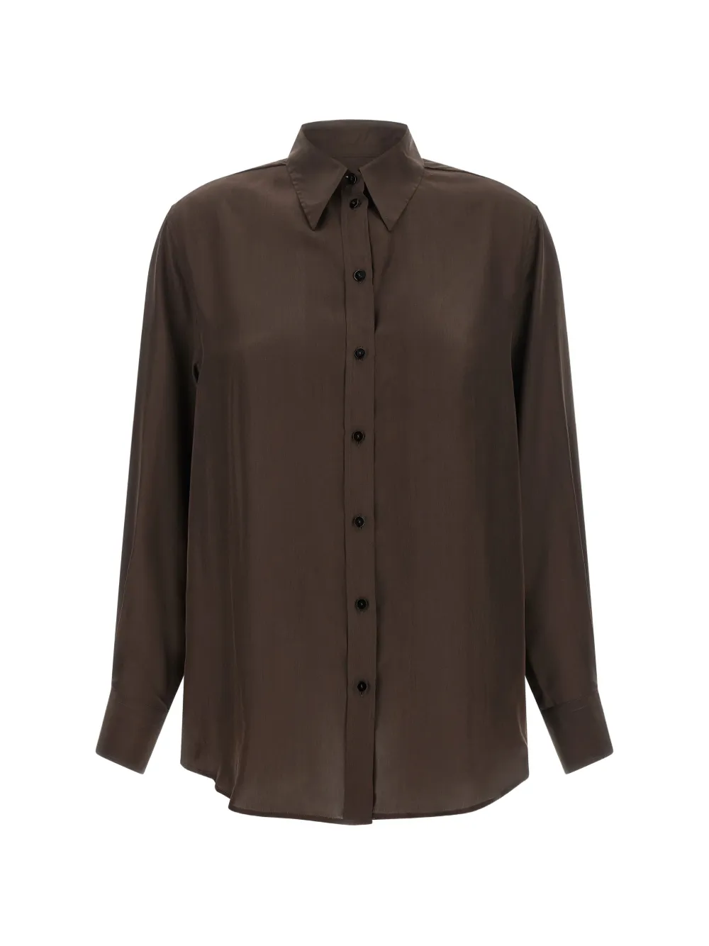 Xacus Frankie silk shirt - Braun
