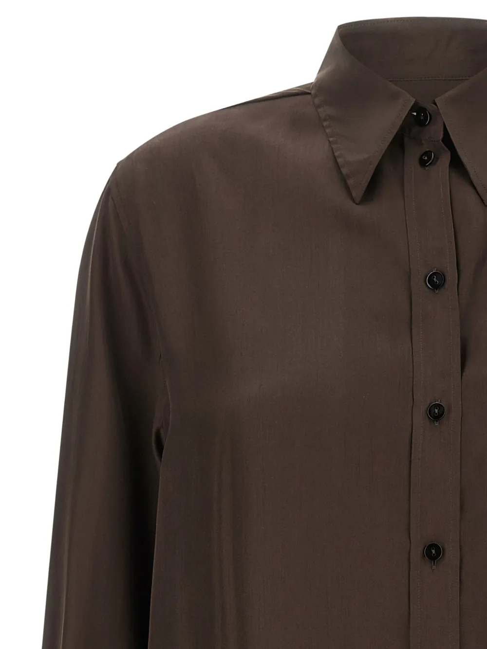 Xacus Frankie silk shirt Bruin