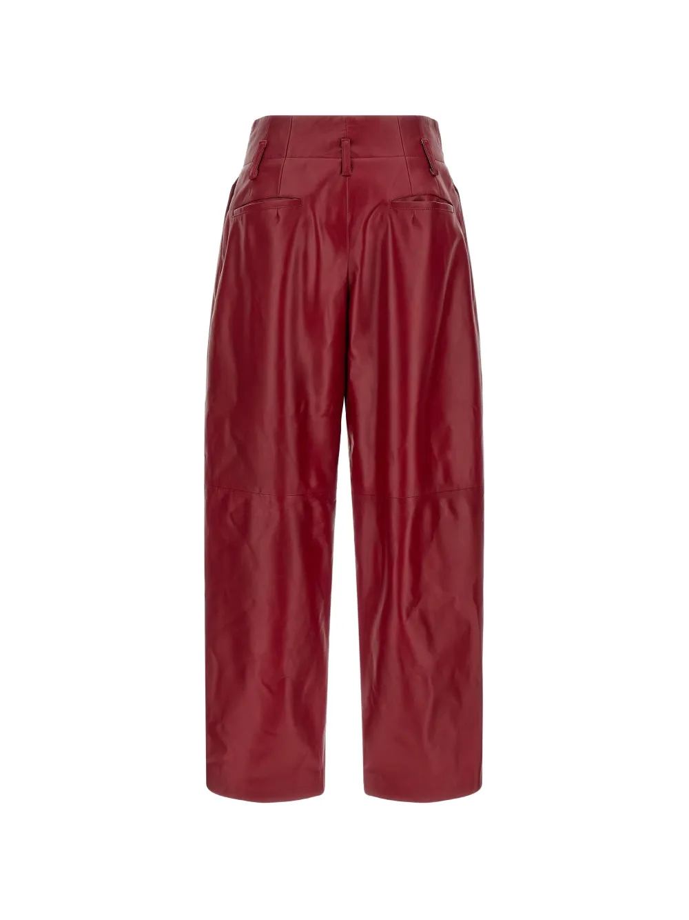 Alberta Ferretti pleated trousers Rood