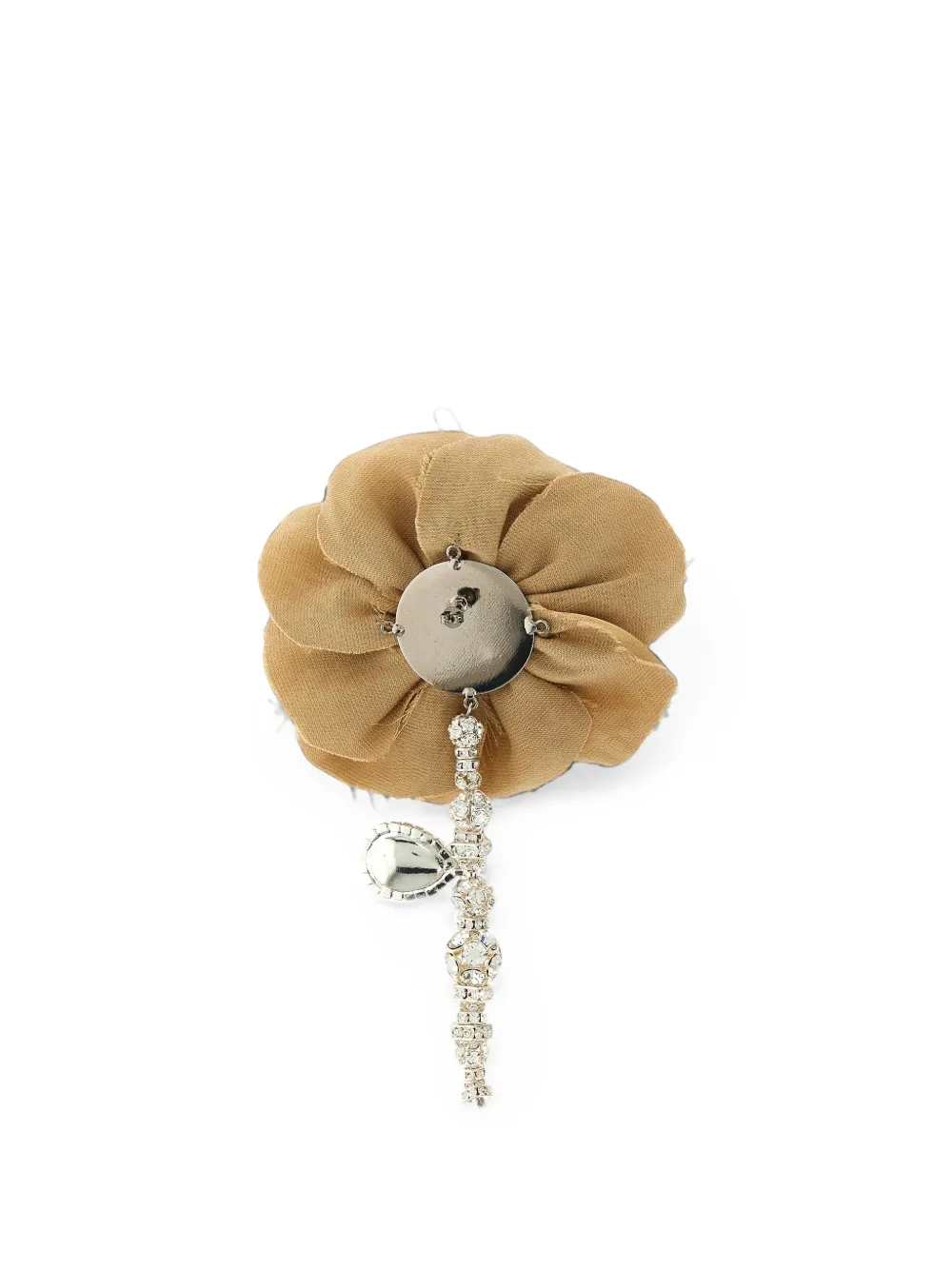 Magda Butrym frayed crystal-embellished earrings - Toni neutri