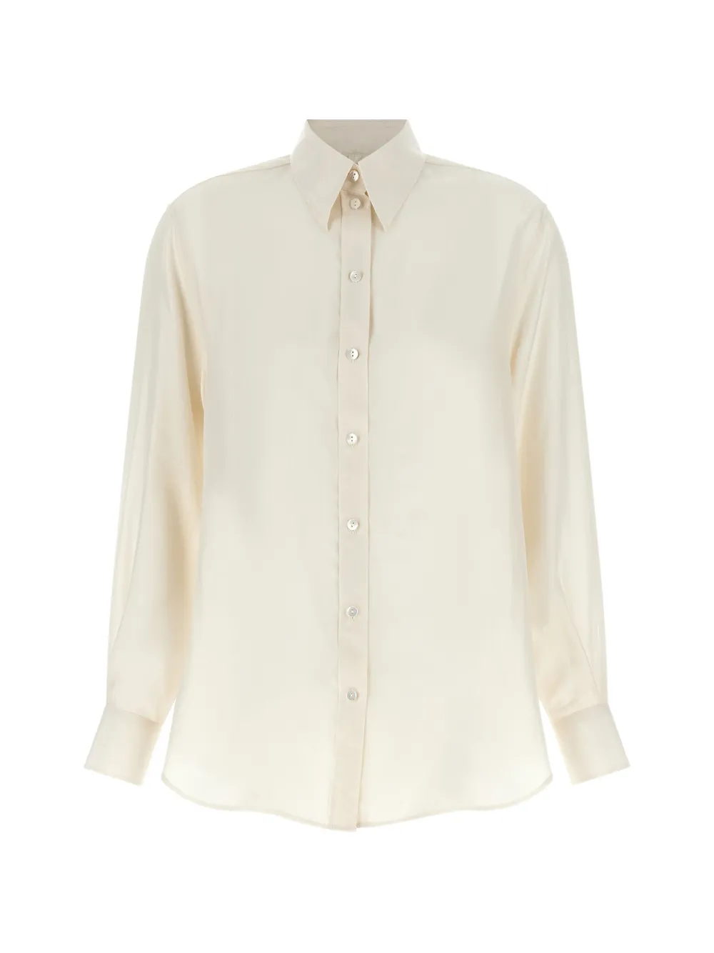 Xacus Frankie silk shirt - Weiß