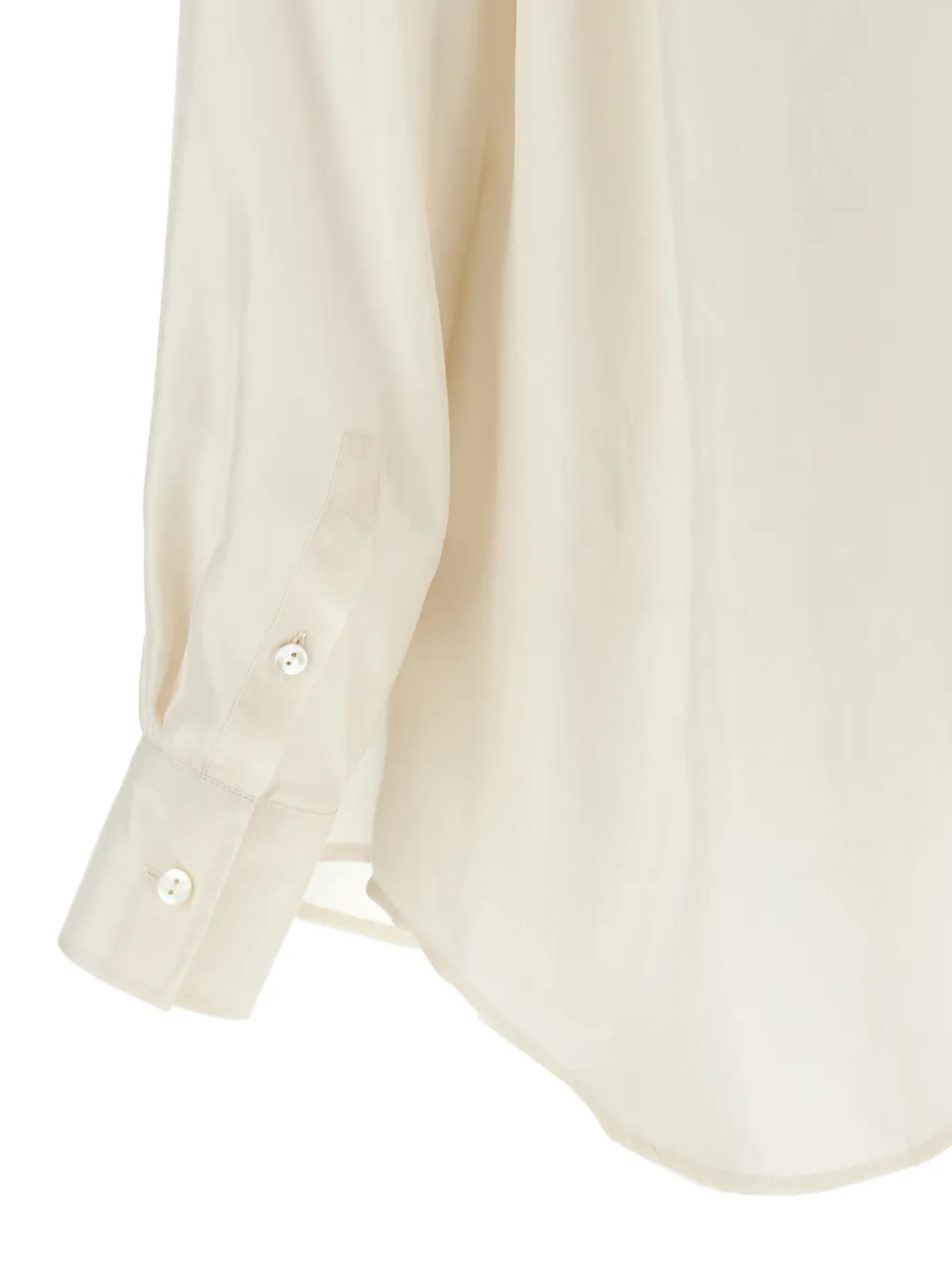 Xacus Frankie silk shirt Wit