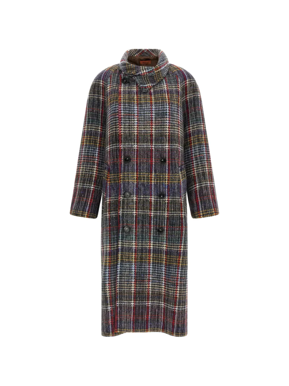Missoni oversized check coat Grijs