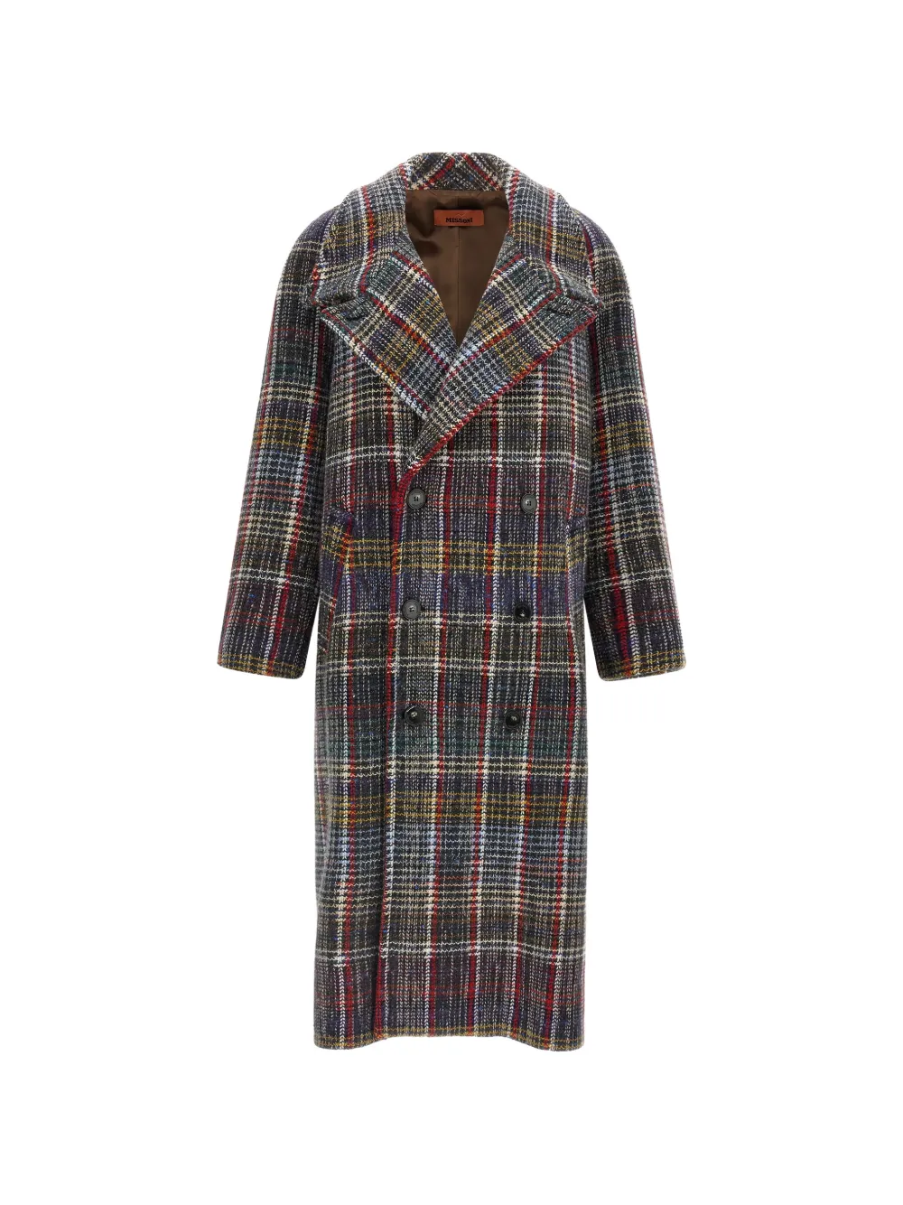Missoni oversized check coat Grijs