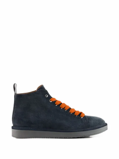 PANCHIC P01 lace-up suede ankle boots