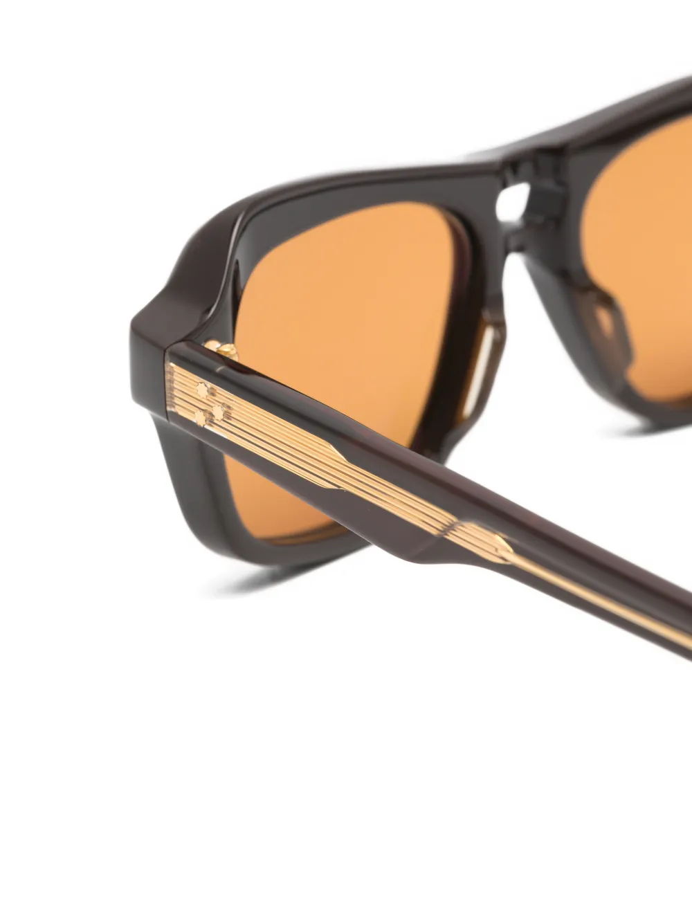 Jacques Marie Mage Tamerlis square-frame sunglasses Bruin