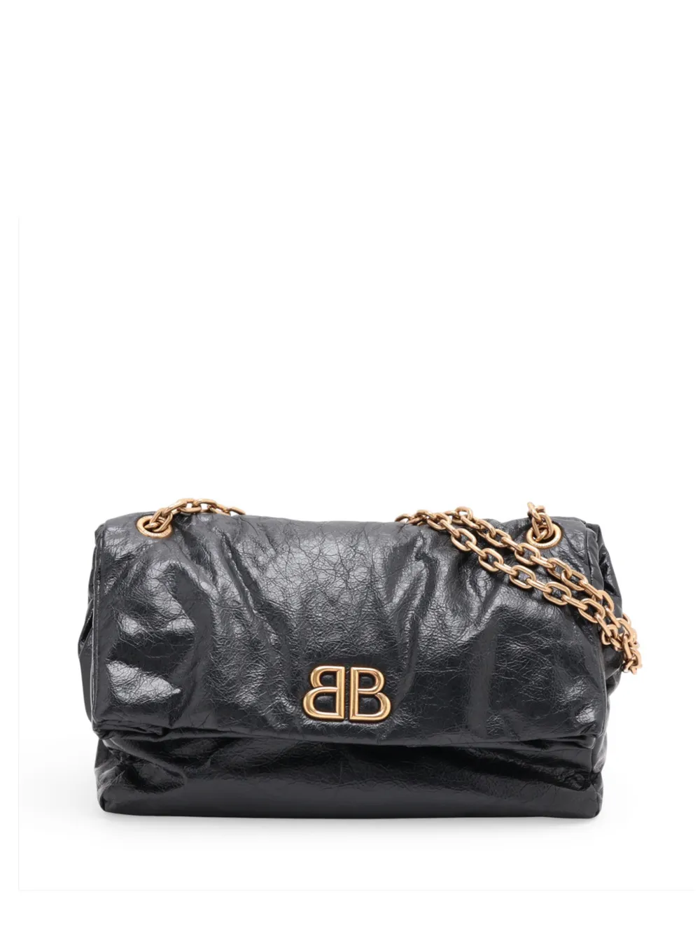 Balenciaga Pre-Owned 2018-2026 Medium Arena Calfskin Monaco Chain Bag shoulder bag - Schwarz