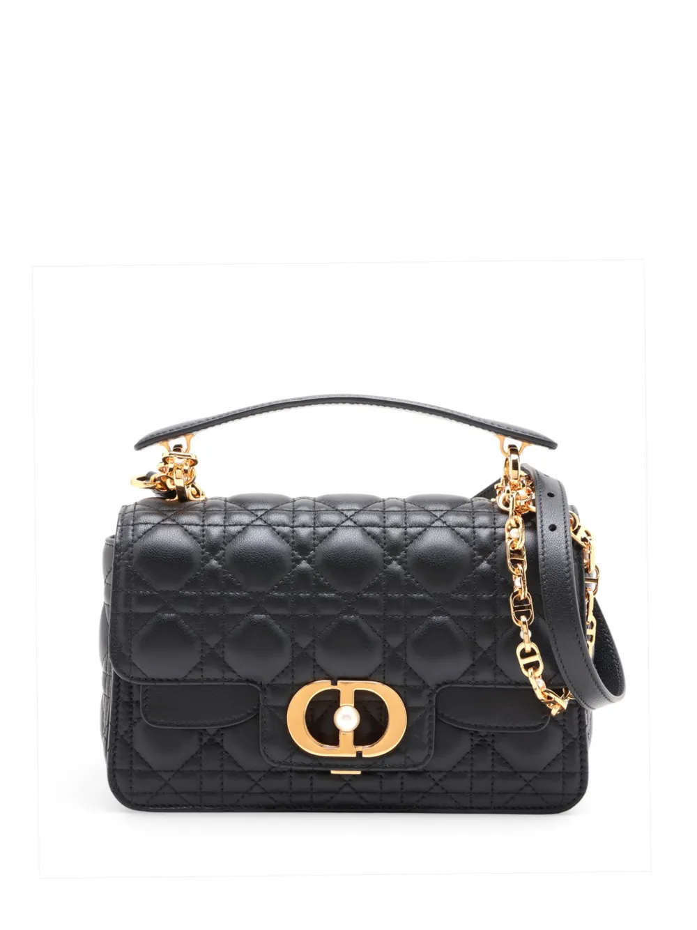 Christian Dior Pre-Owned 2000-2026 Lambskin Cannage Jolie satchel - Schwarz