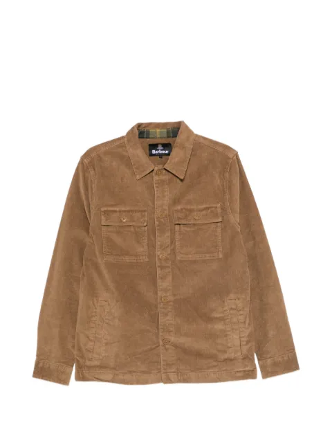 Barbour corduroy flap-pocket shirt
