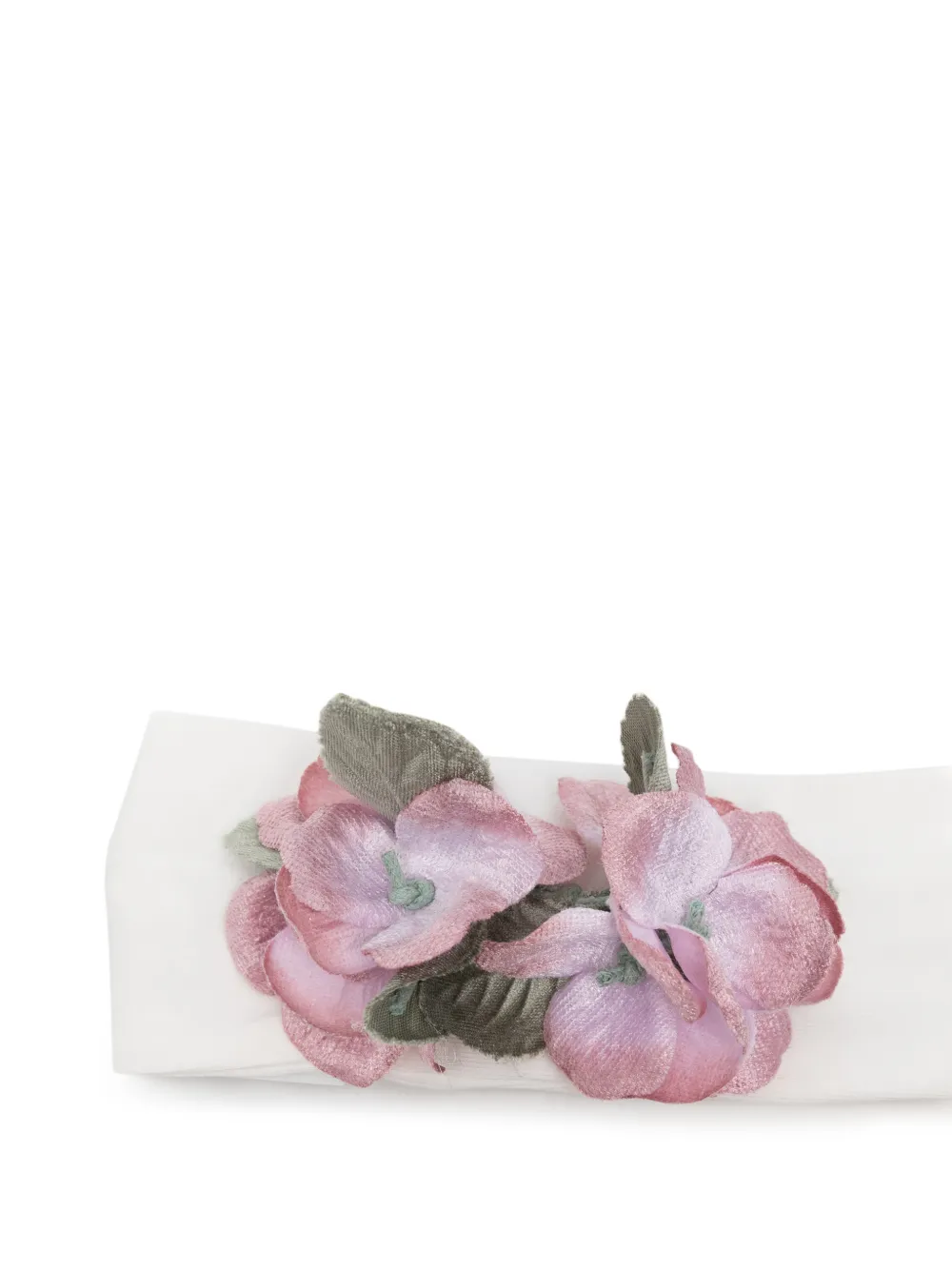 Monnalisa flower-embellished headband Wit