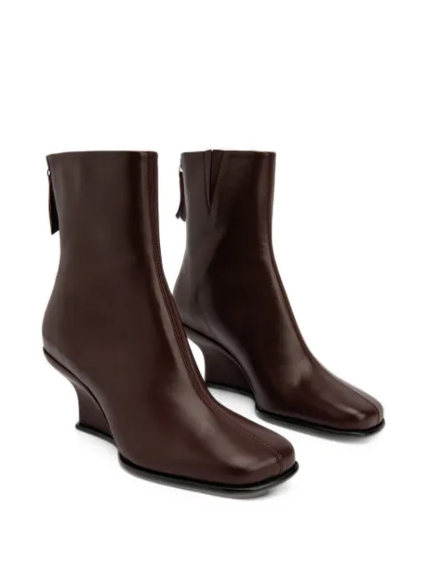 BY FAR Caroo wedge-heel ankle boots