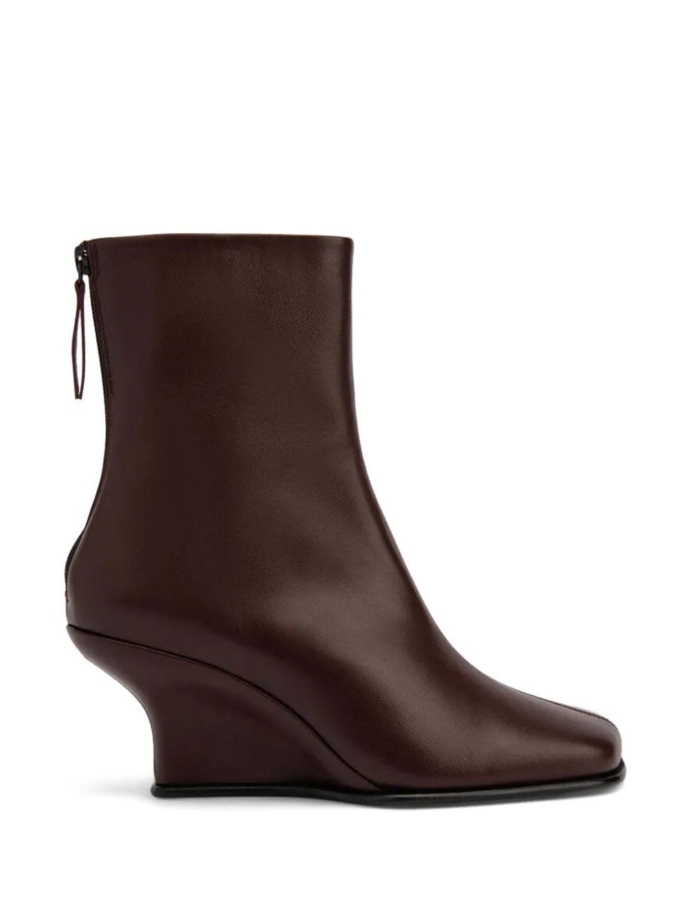 By Far Caroo wedge-heel ankle boots in Brown