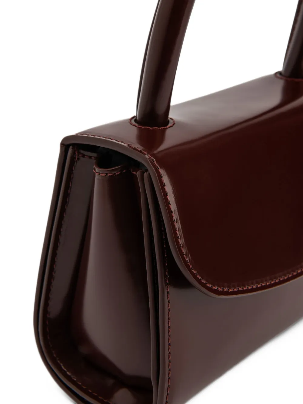 BY FAR Mini 2.0 leather mini bag Rood