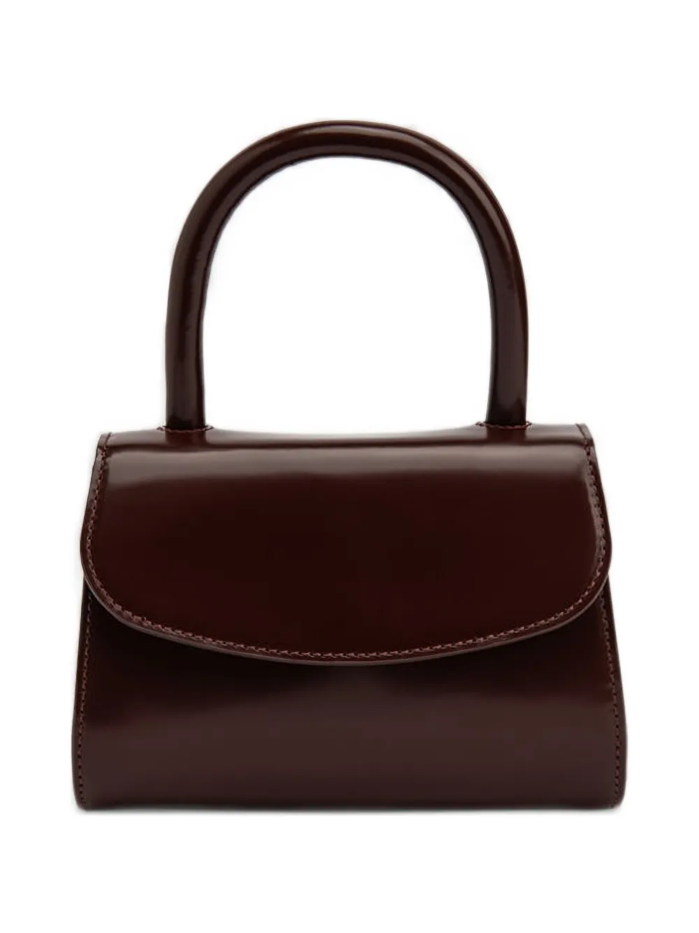 BY FAR Mini 2.0 leather mini bag Rood