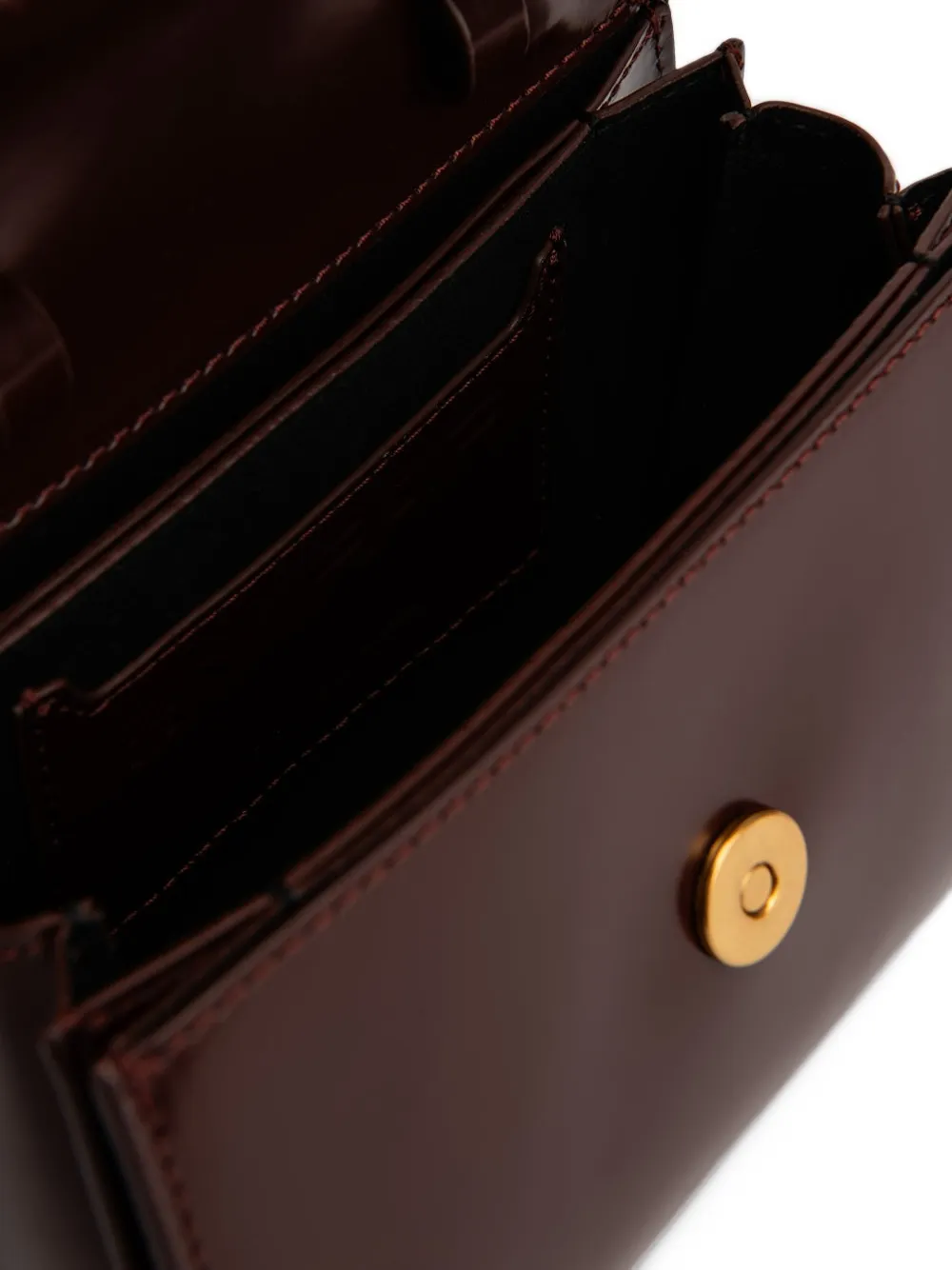 BY FAR Mini 2.0 leather mini bag Rood