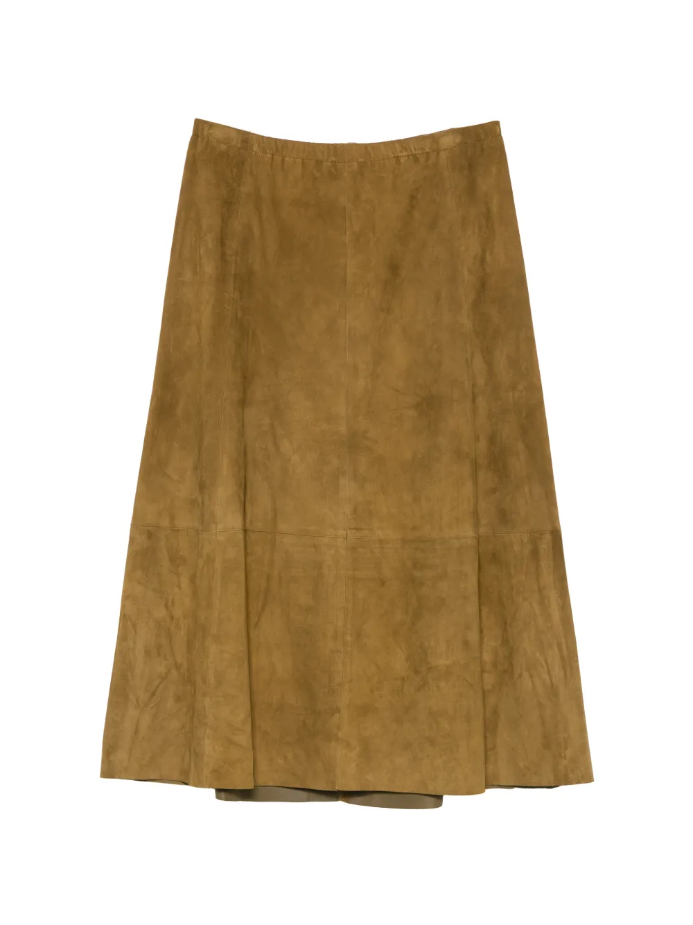 Vince suede panelled skirt Bruin